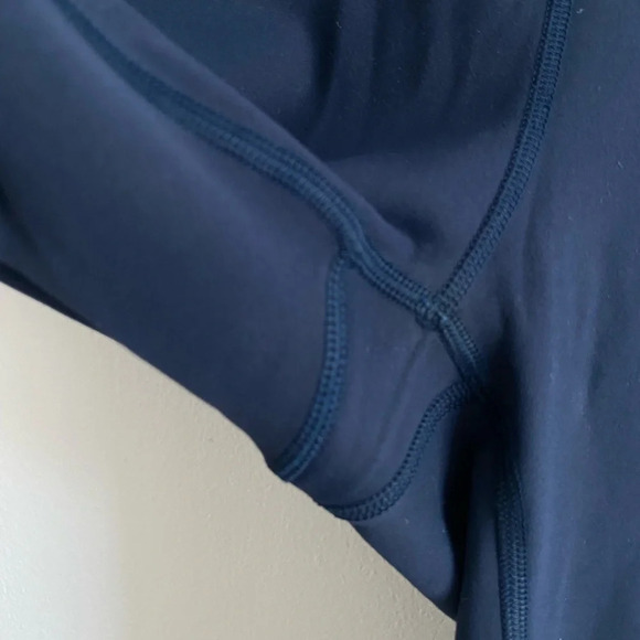 LULULEMON Wunder Train High-Rise Crop 22 1/2” True Navy  Size 2 - Picture 13 of 15